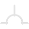 Ekena Millwork Ericson Architectural Grade PVC Gable Bracket, 72"W x 48"H x 2"D x 4"F, 16/12 Pitch GBP072X48X0204ERI00 - alternate 2